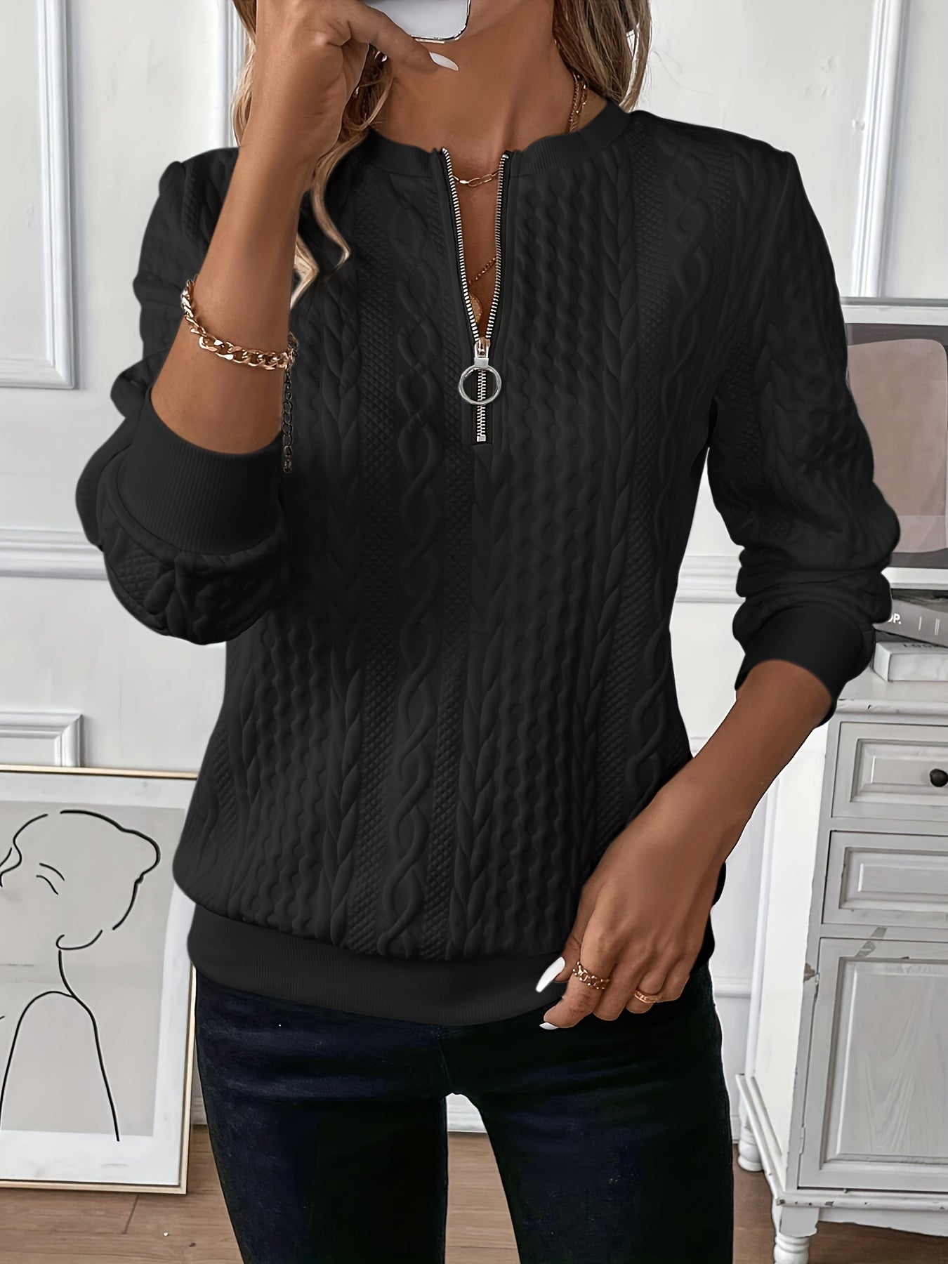 Gioia - cardigan con zip