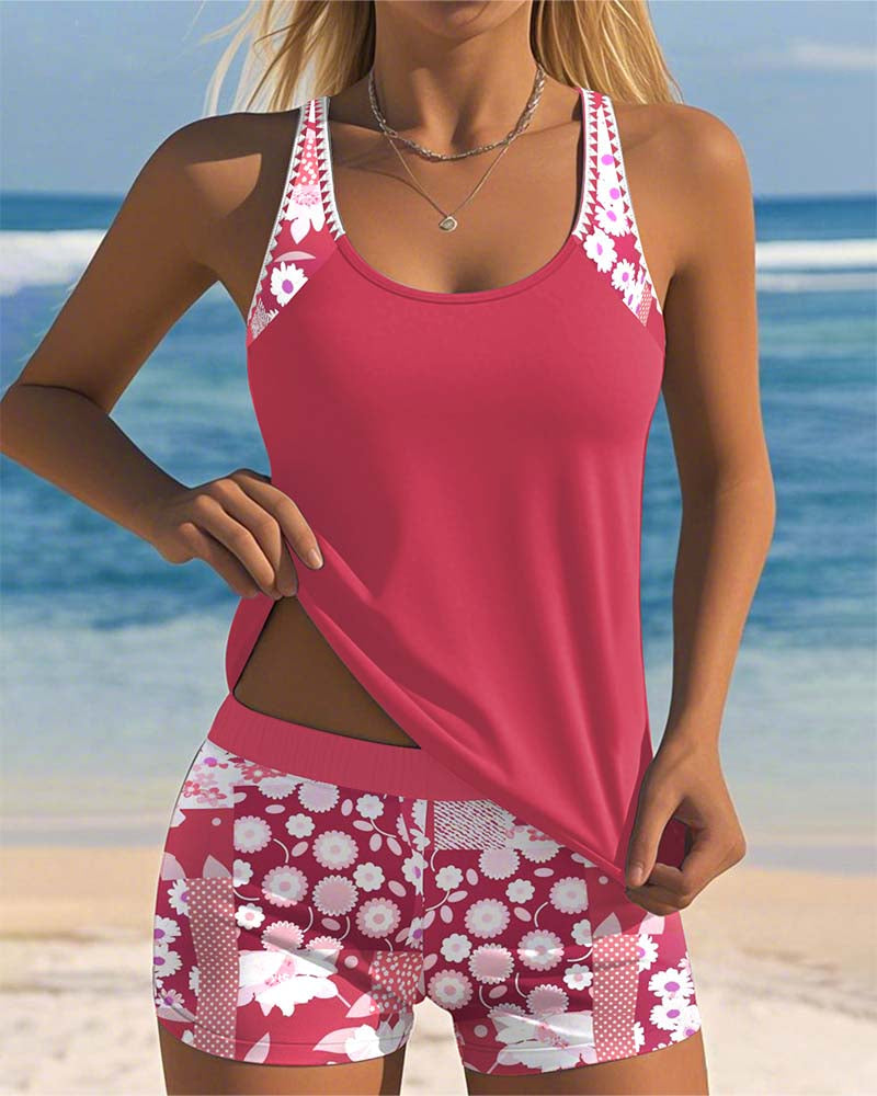 Ginevra - tankini floral confortable