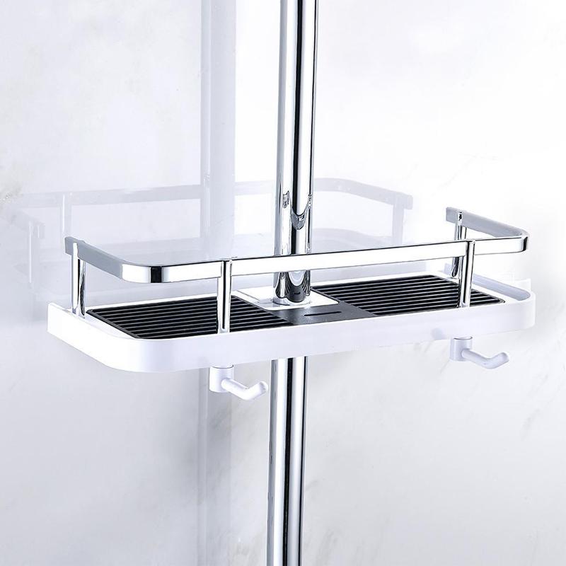 Étagère pour barre de douche