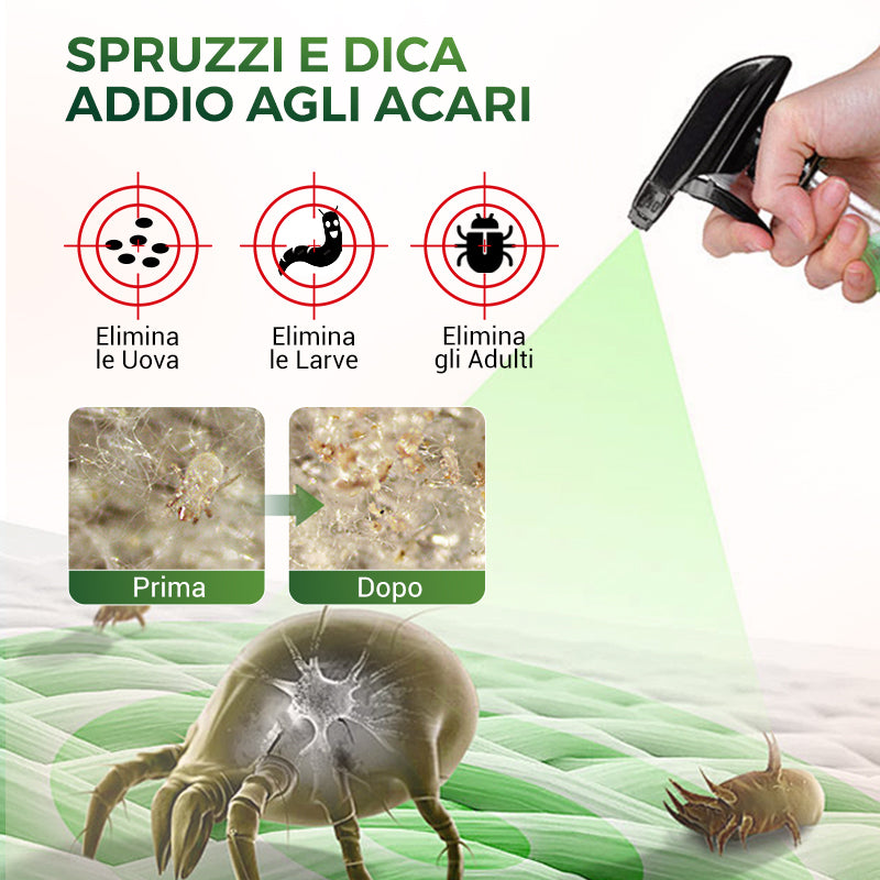 Spray anti-acariens puissant