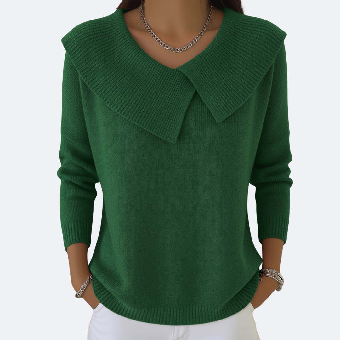 LUCIA - Pull Chaud avec Col Col Doux