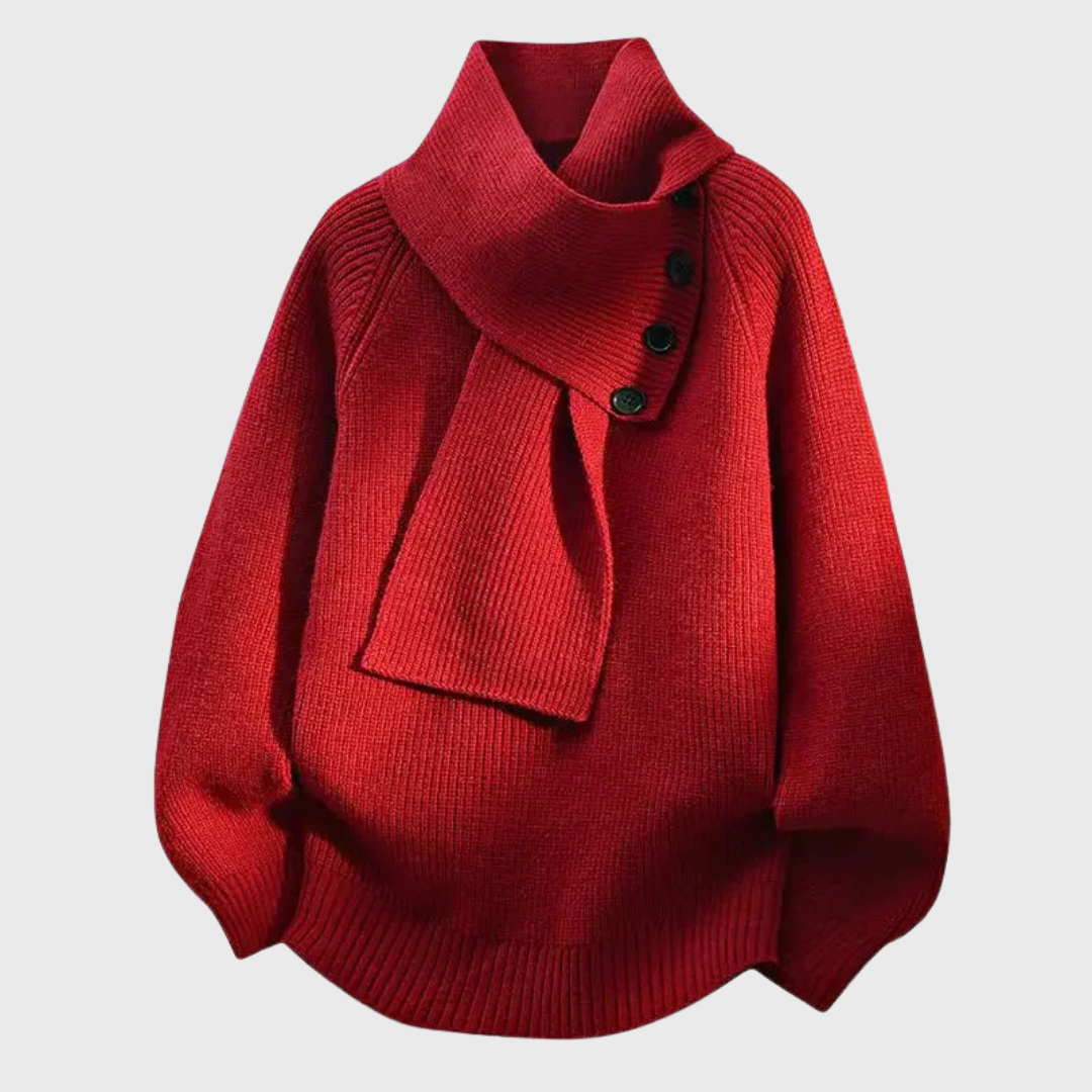 Elisa | Pull Élégant avec Col Col Roulé