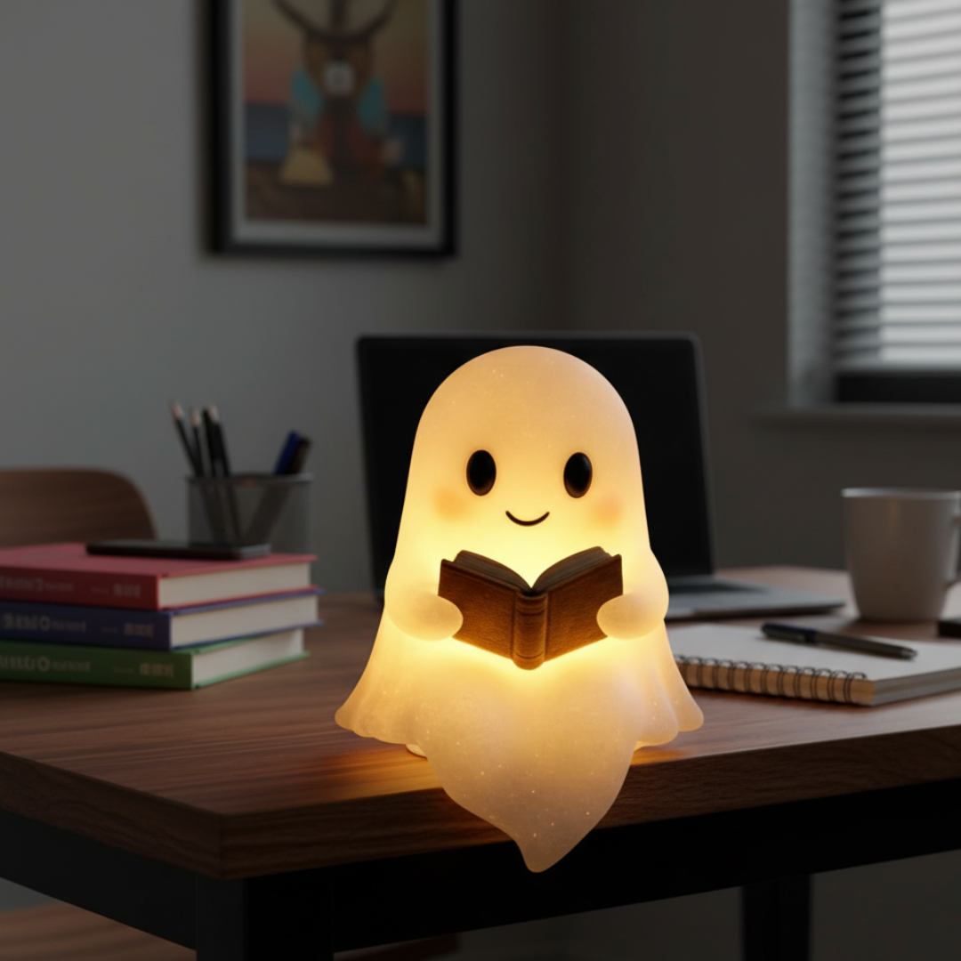 NachtGeist – Petite lampe décorative avec lumière et chaleur