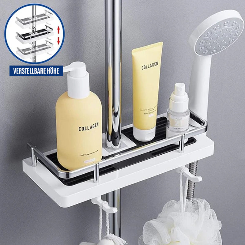 Étagère pour barre de douche