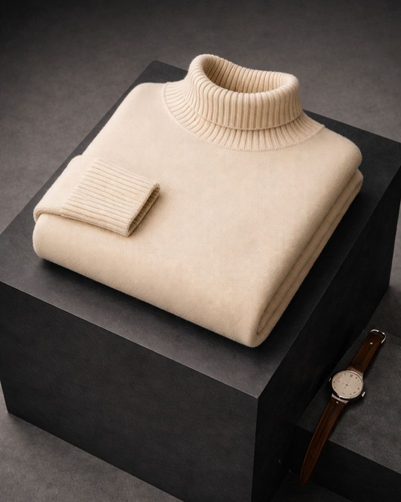 Isabella | Pull Doux à Col Montant