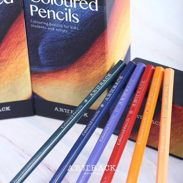 Ensemble de 48 crayons de couleur, feutres à l'huile colorés