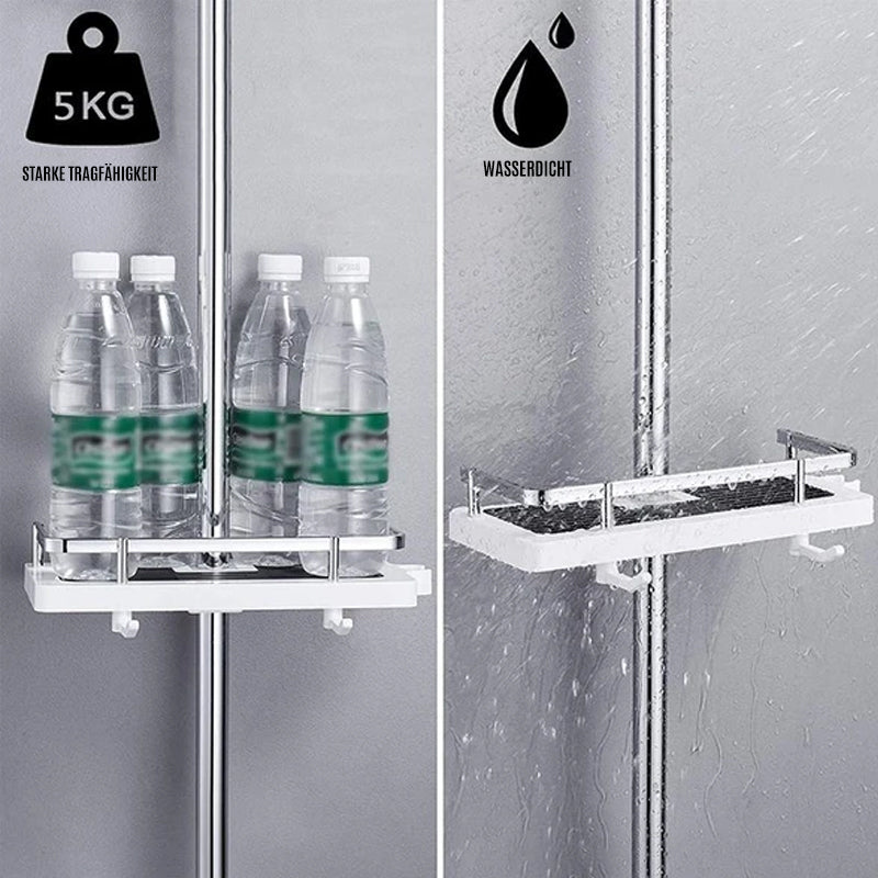 Étagère pour barre de douche