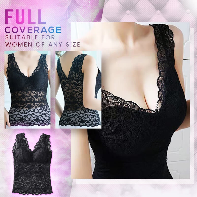 Sous-veste longue de beauté en dentelle