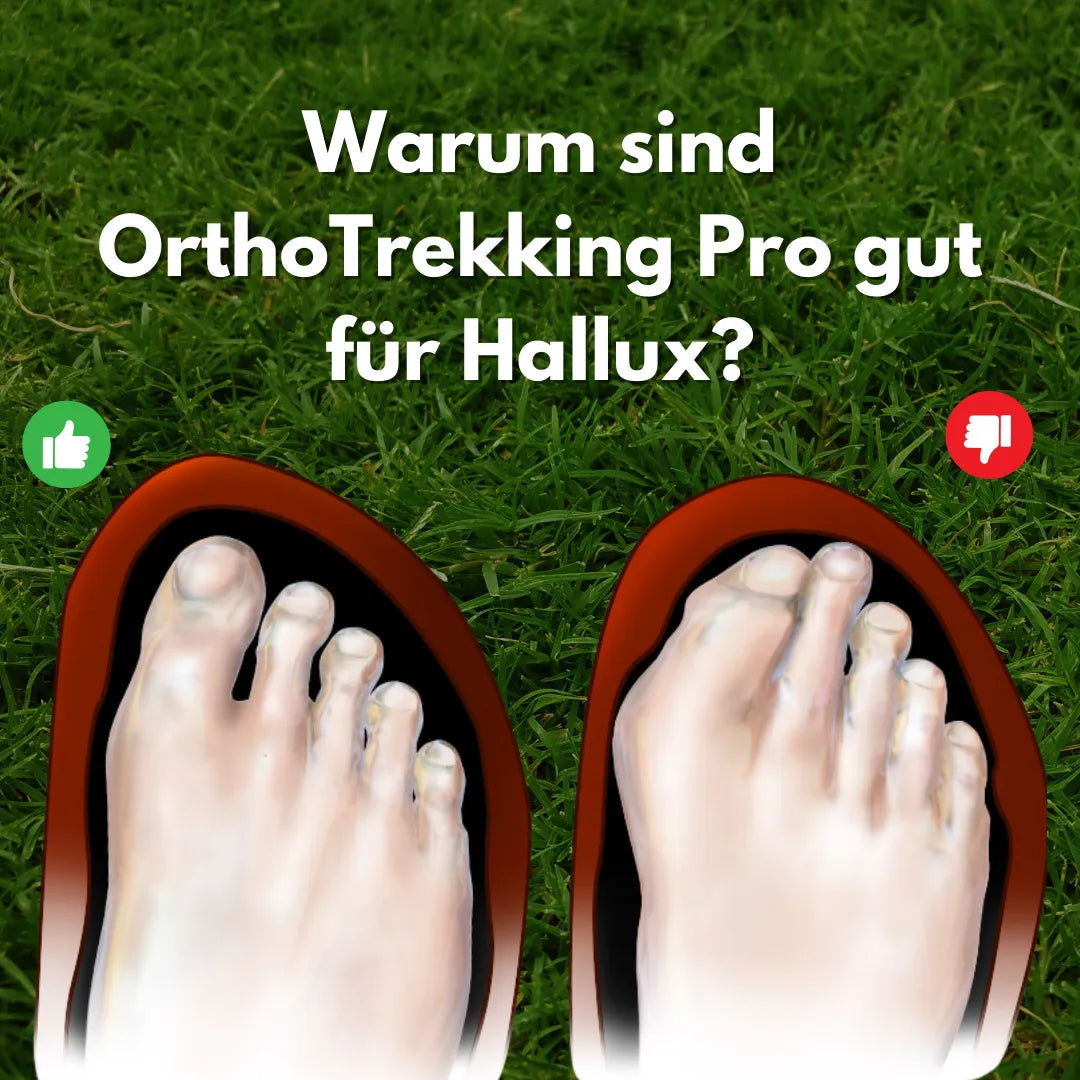 OrthoTrekking Pro Hallux – Chaussures de trekking ergonomiques