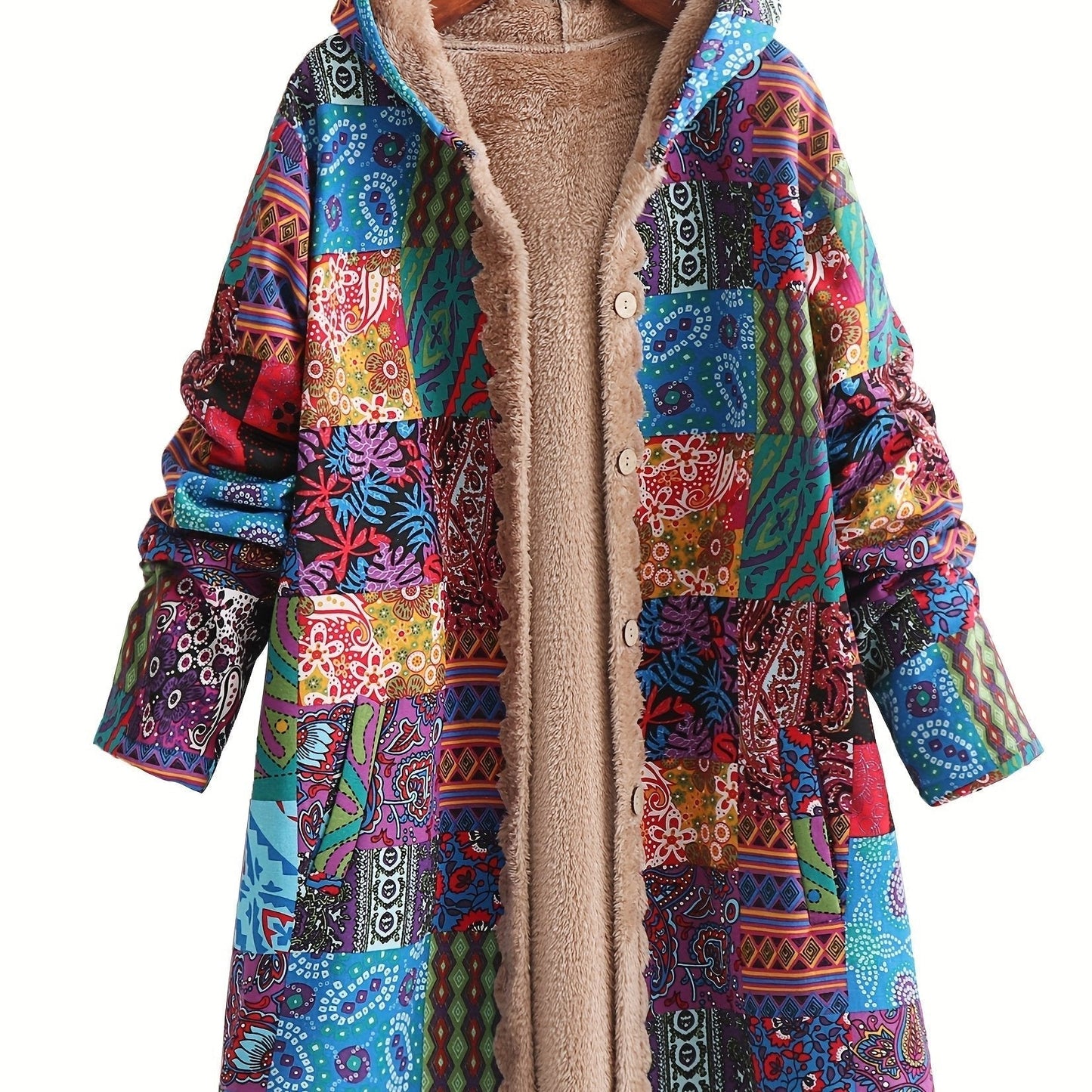 Lydia - cappotto patchwork boho