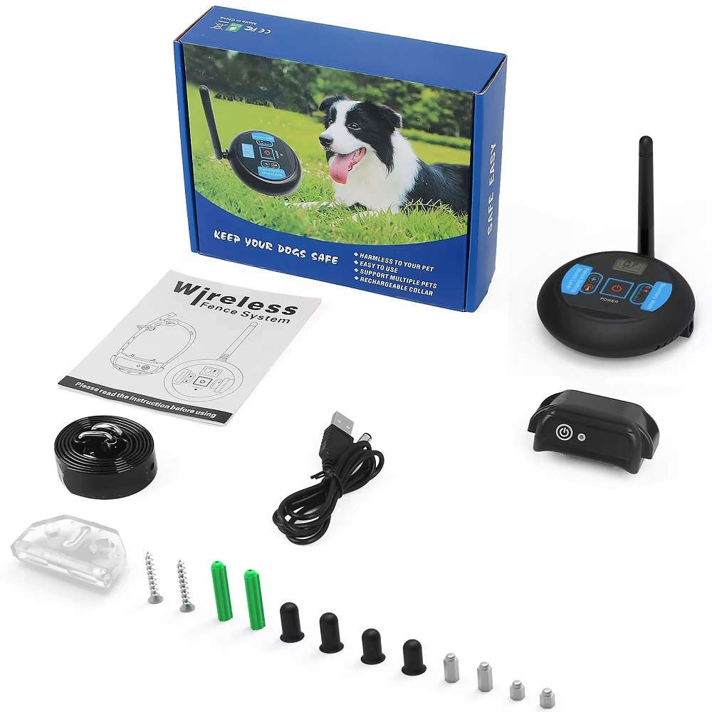 nordivo – Système de clôture sans fil pour chiens avec collier rechargeable
