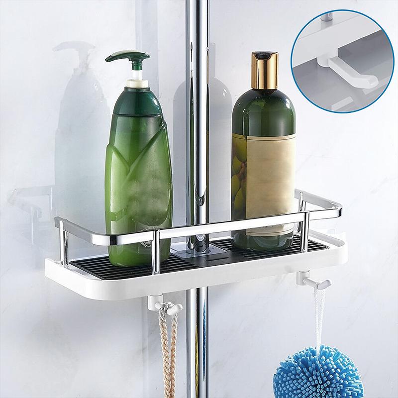 Étagère pour barre de douche