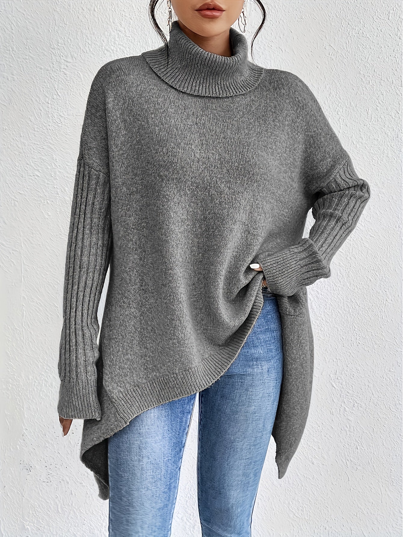 Odette - maglione dolcevita over