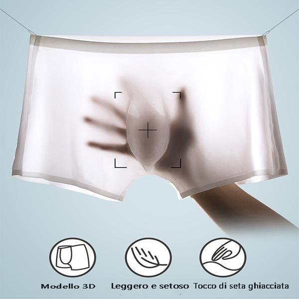 Soldes d'été - Lingerie en soie glacée pour homme