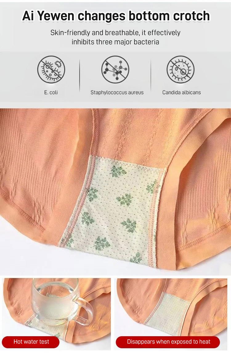 Culotte taille haute pour le maintien du ventre et des hanches sans traces - Technologie antibactérienne à l'armoise