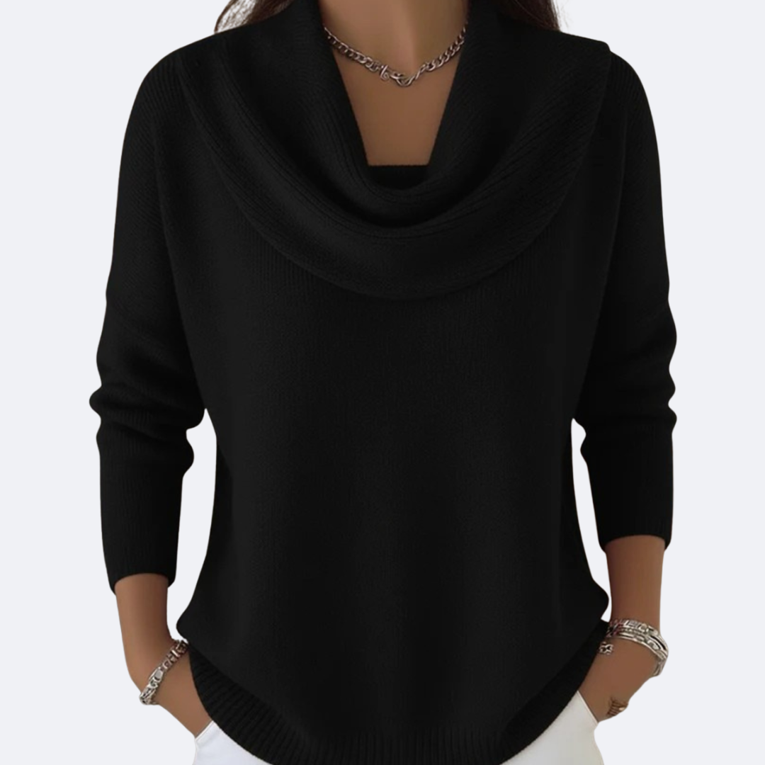 GIULIA - Pull avec Col Ruffle Accueillant