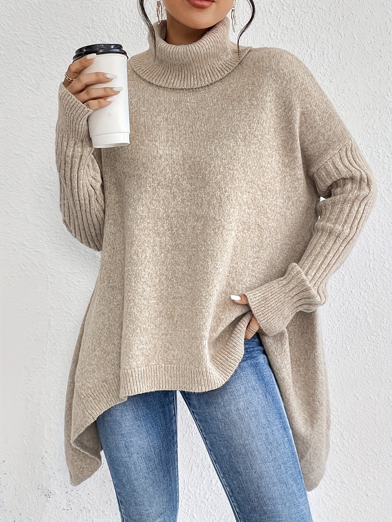 Odette - maglione dolcevita over