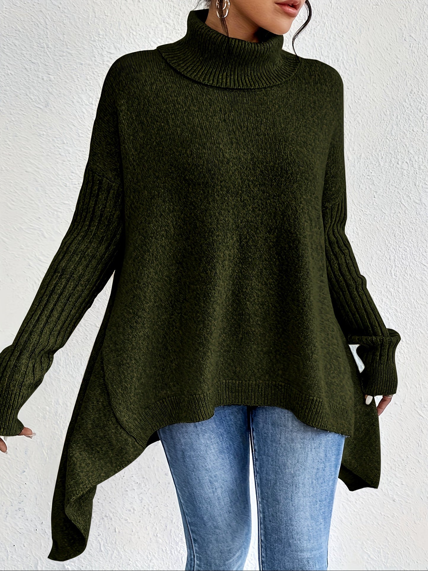 Odette - maglione dolcevita over