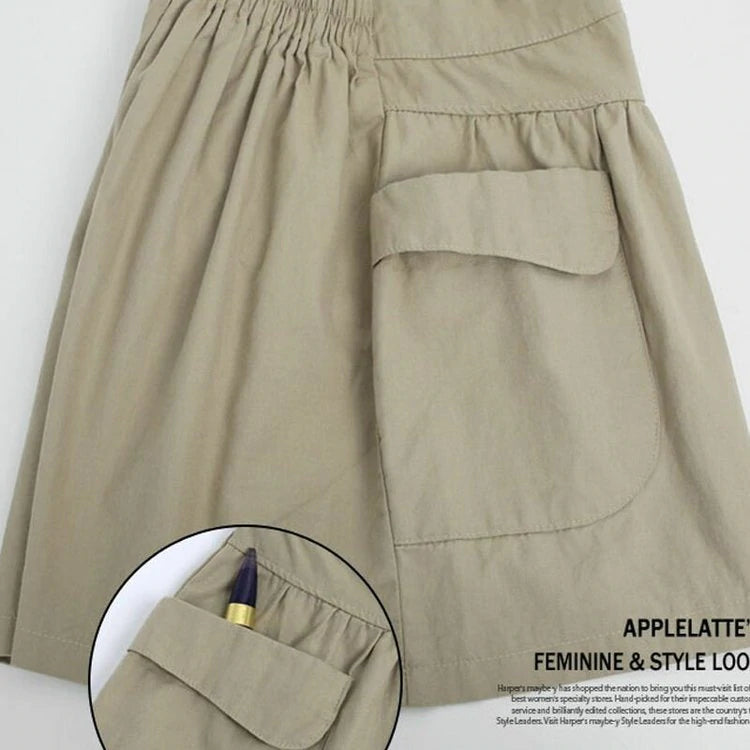 Shorts de plage décontractés pour femme avec taille élastique