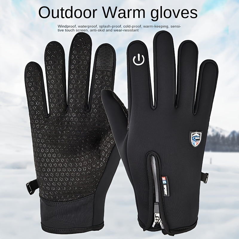 Gants chauffants outdoor imperméables avec fonction tactile