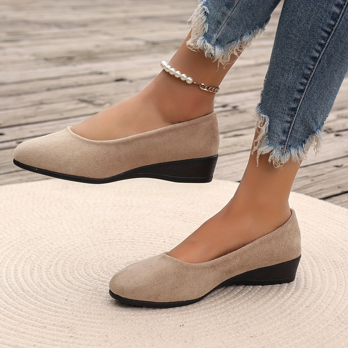 Charlotte' - ballerine con zeppa comode