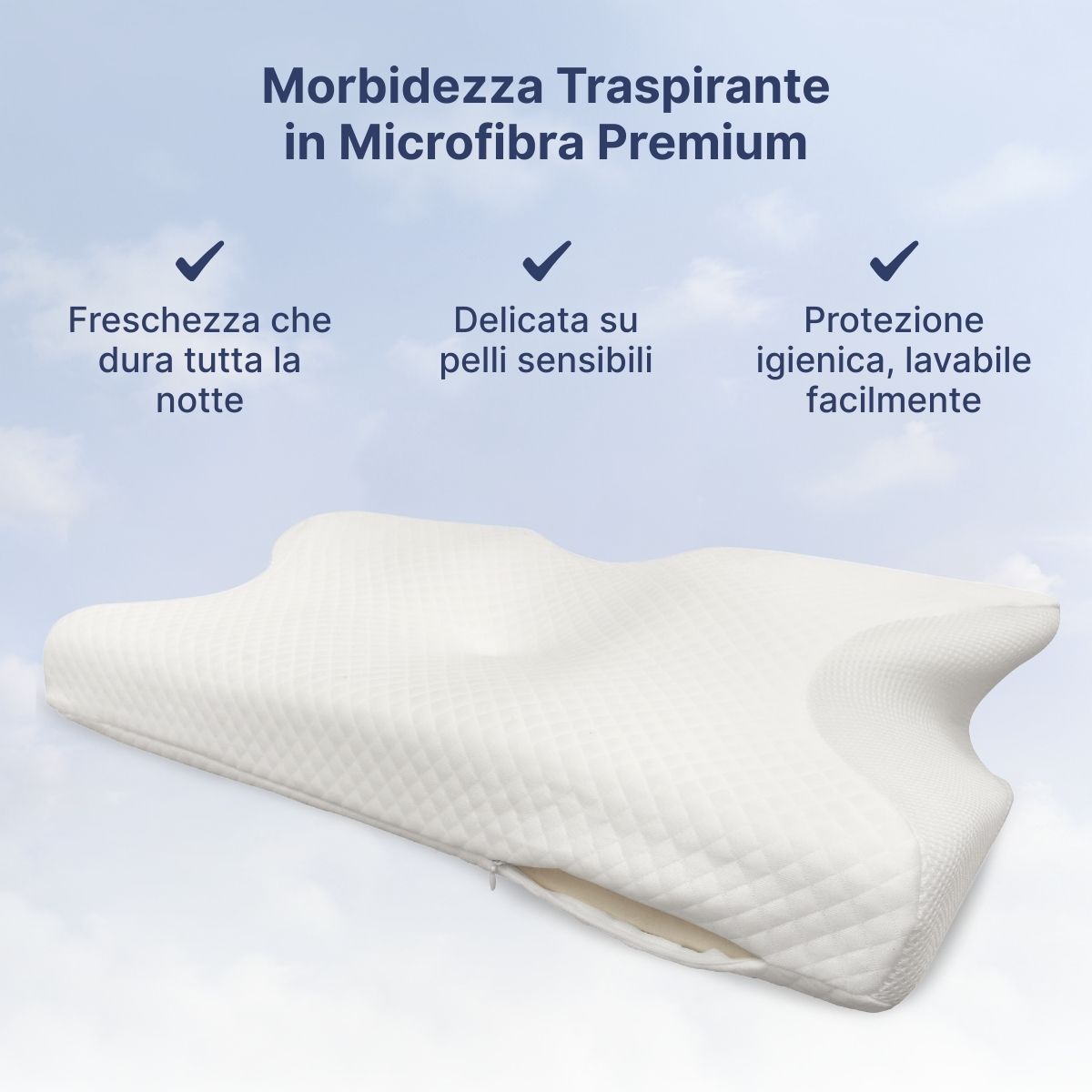 Fédération Traspirante en Microfibre Douce pour OrthoSleep