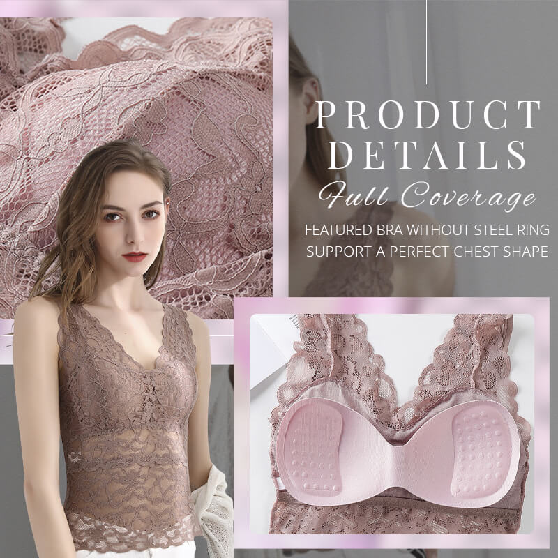 Sous-veste longue de beauté en dentelle