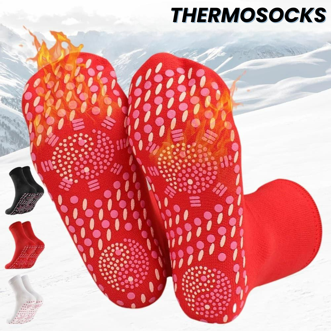 Lot de 4 ThermoSocks – Chaussettes thermiques unisexes