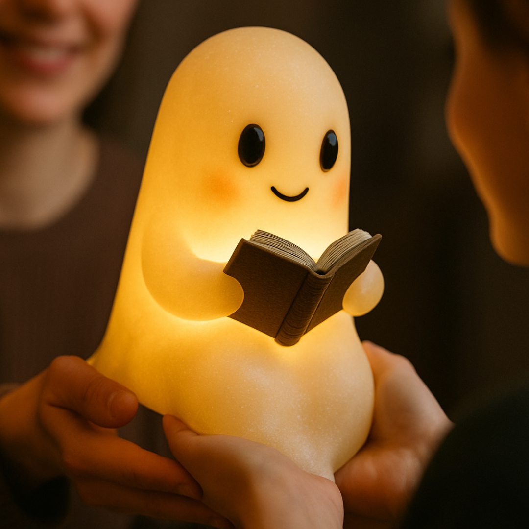 NachtGeist – Petite lampe décorative avec lumière et chaleur