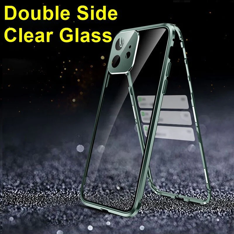 Coque magnétique anti-regard pour iPhone