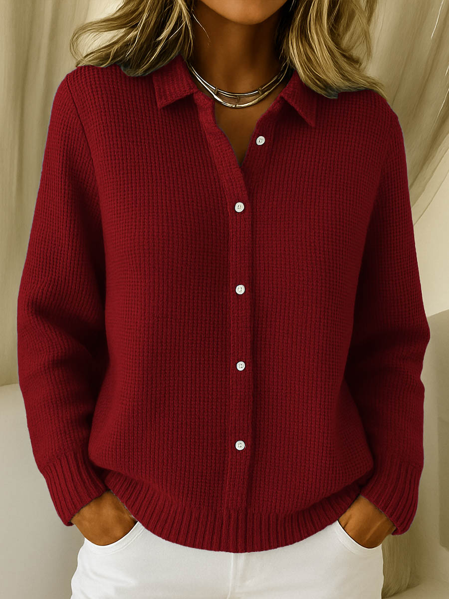Elena | Cardigan Classico en Maille Douce