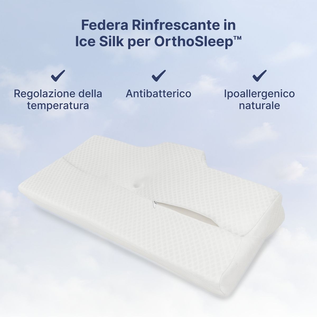 Rinfrescante en soie glacée pour OrthoSleep
