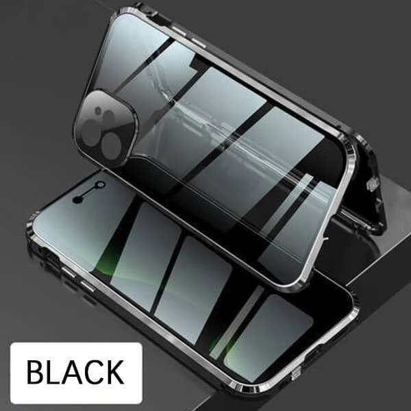 Coque magnétique anti-regard pour iPhone