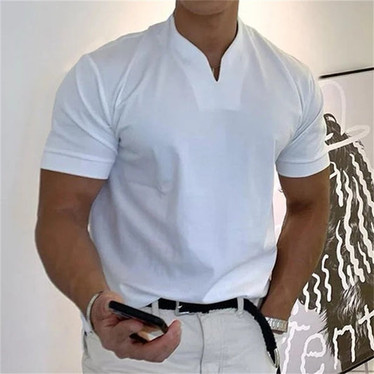 T-shirt business homme à manches courtes pour le fitness
