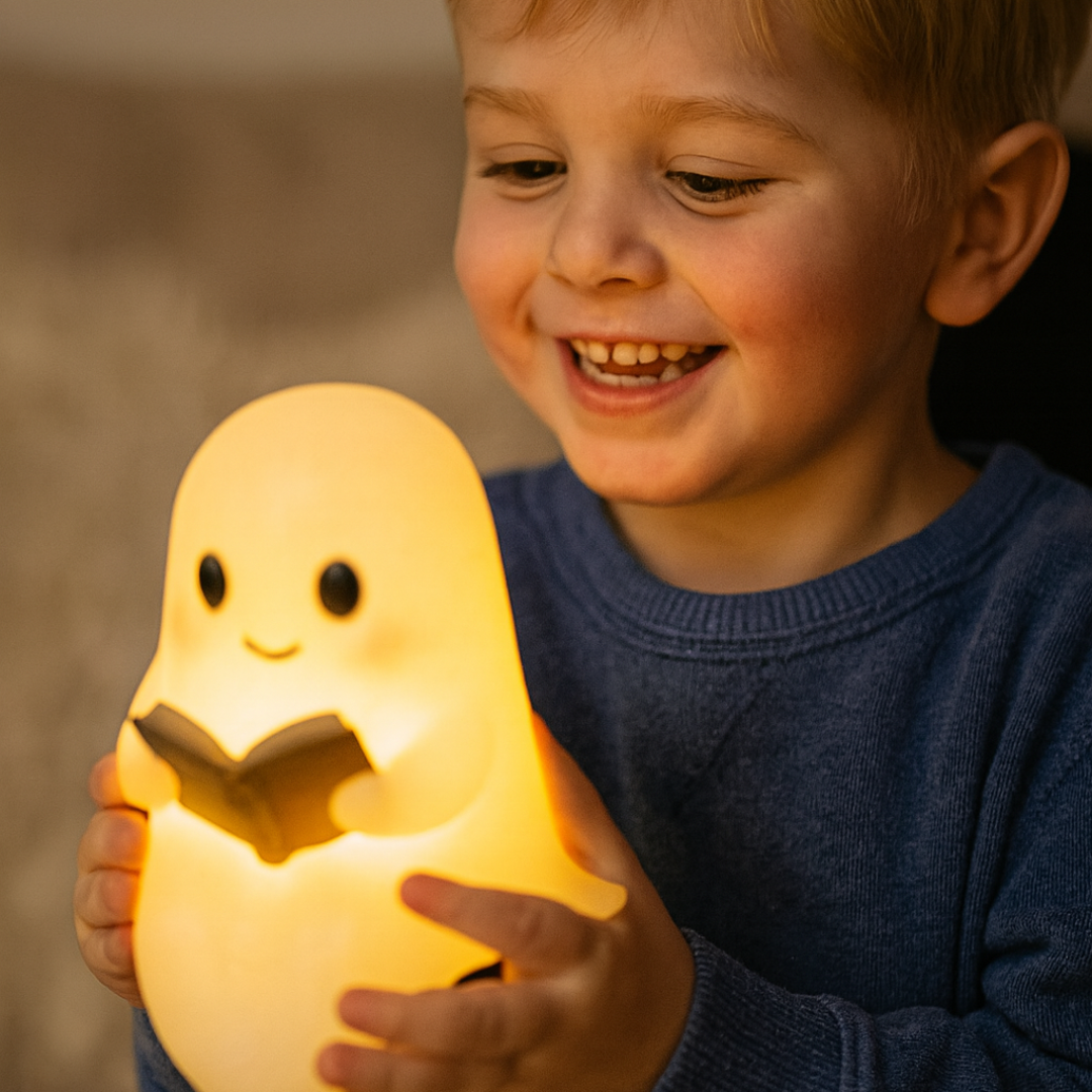 NachtGeist – Petite lampe décorative avec lumière et chaleur