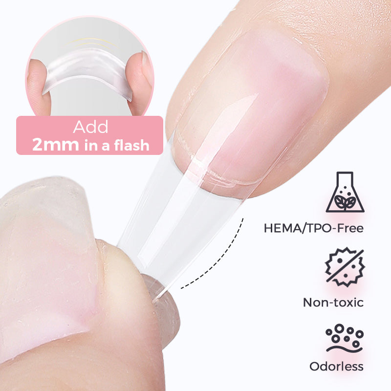 Gel Base Constructeur 3-en-1 Multiusage à Haute Transparence