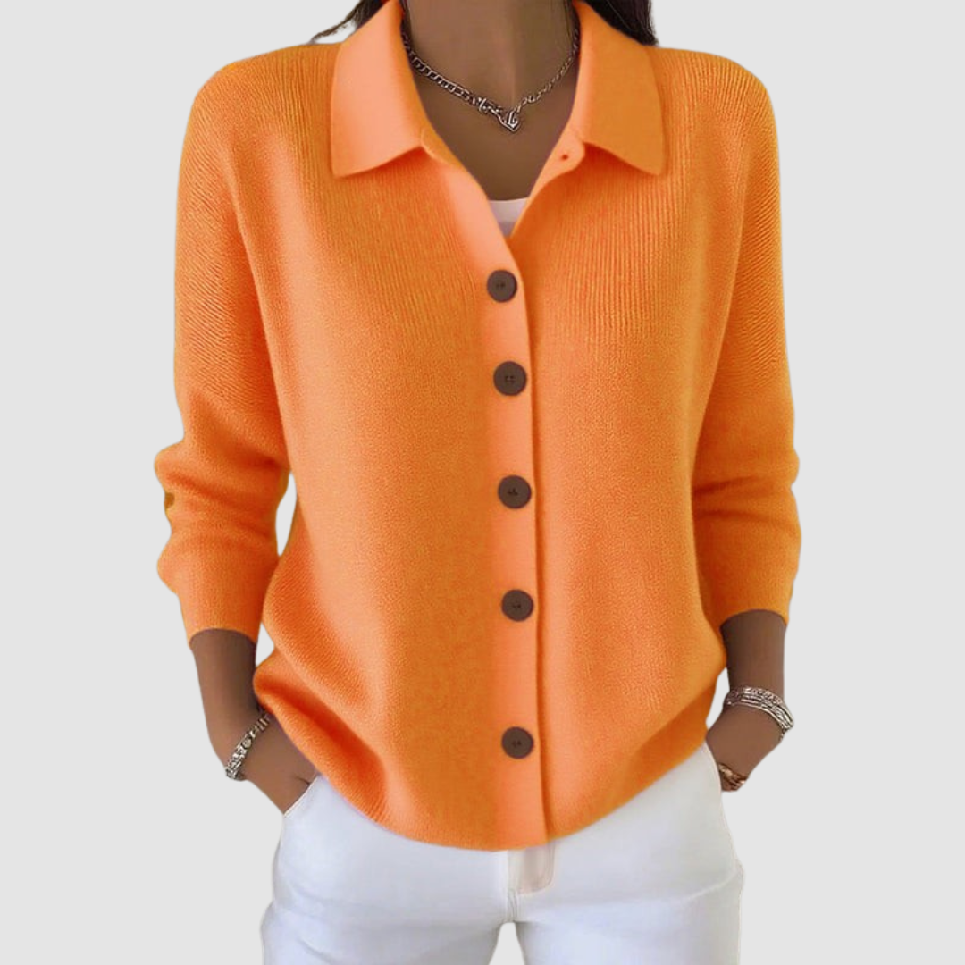 Joanna | Cardigan en Maille avec Boutons