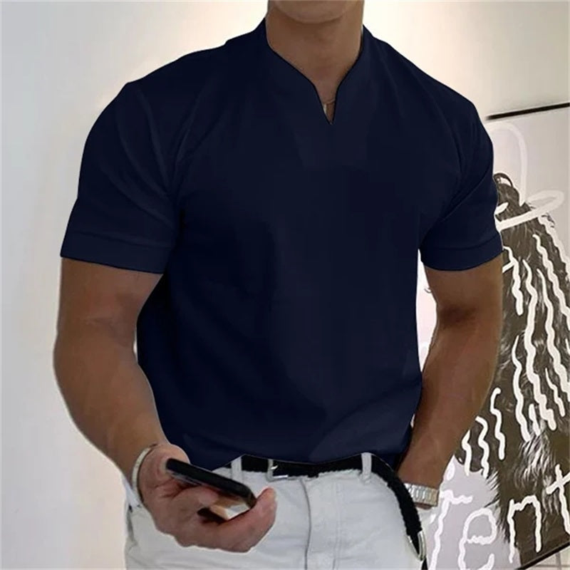 T-shirt business homme à manches courtes pour le fitness