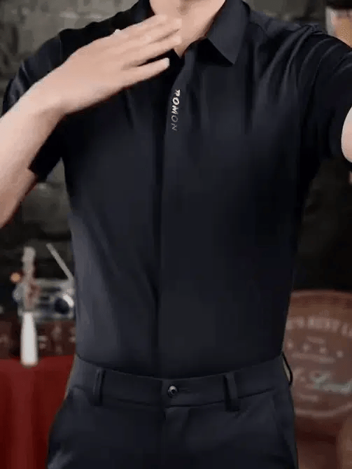 🔥Nuovi arrivi - 80% di sconto🔥Camicia da uomo in seta ghiacciata ad asciugatura rapida