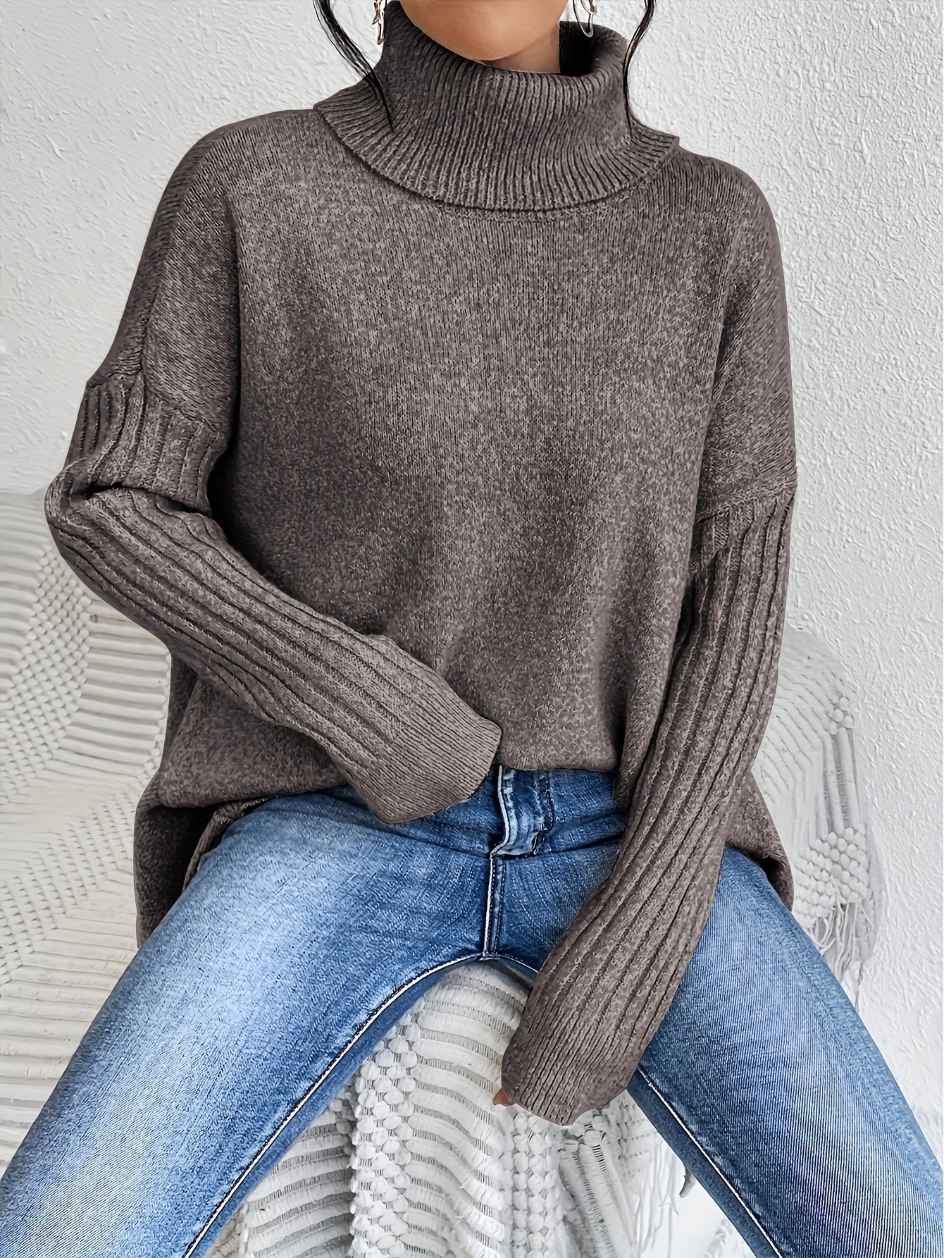 Odette - maglione dolcevita over