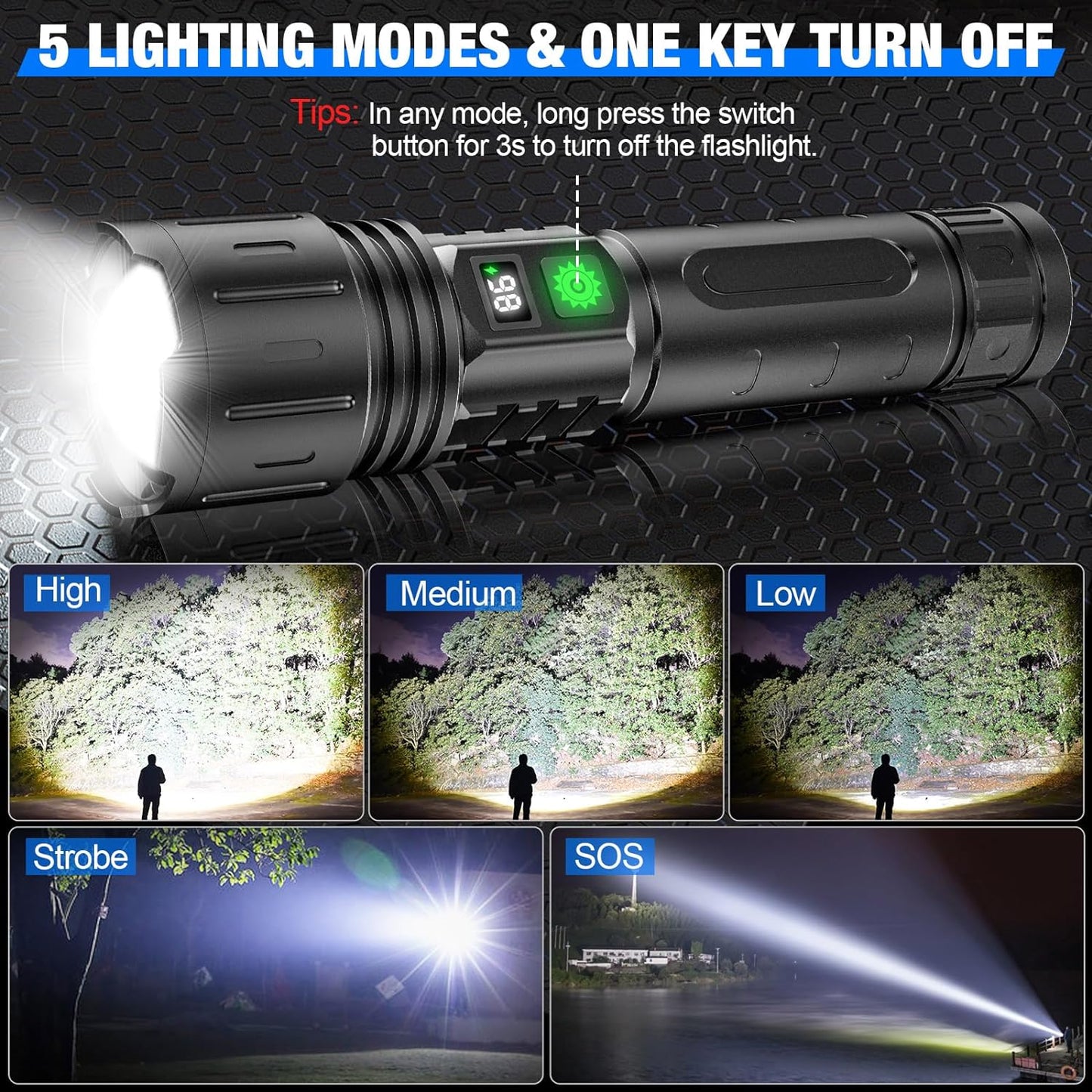 nordivo – Torche LED multifonction