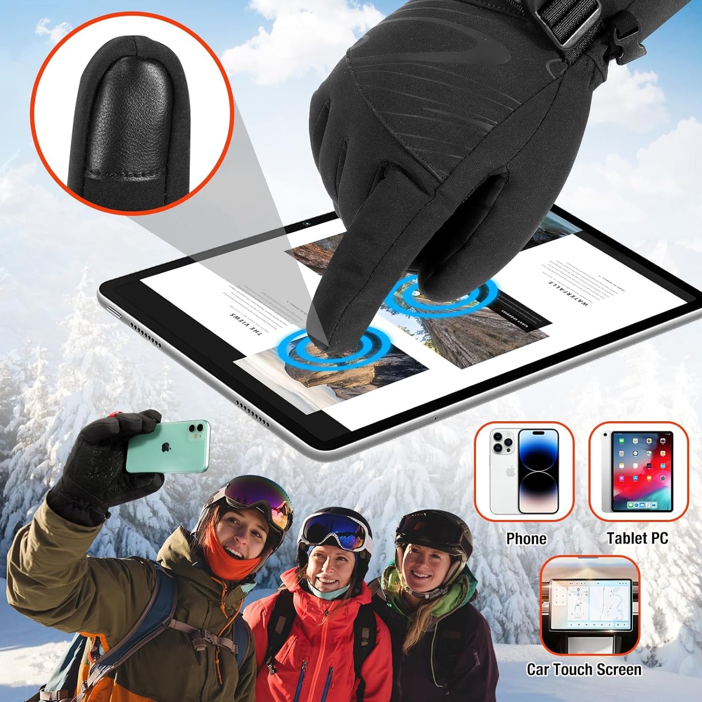 HeatGrip – Gants d'hiver chauffants