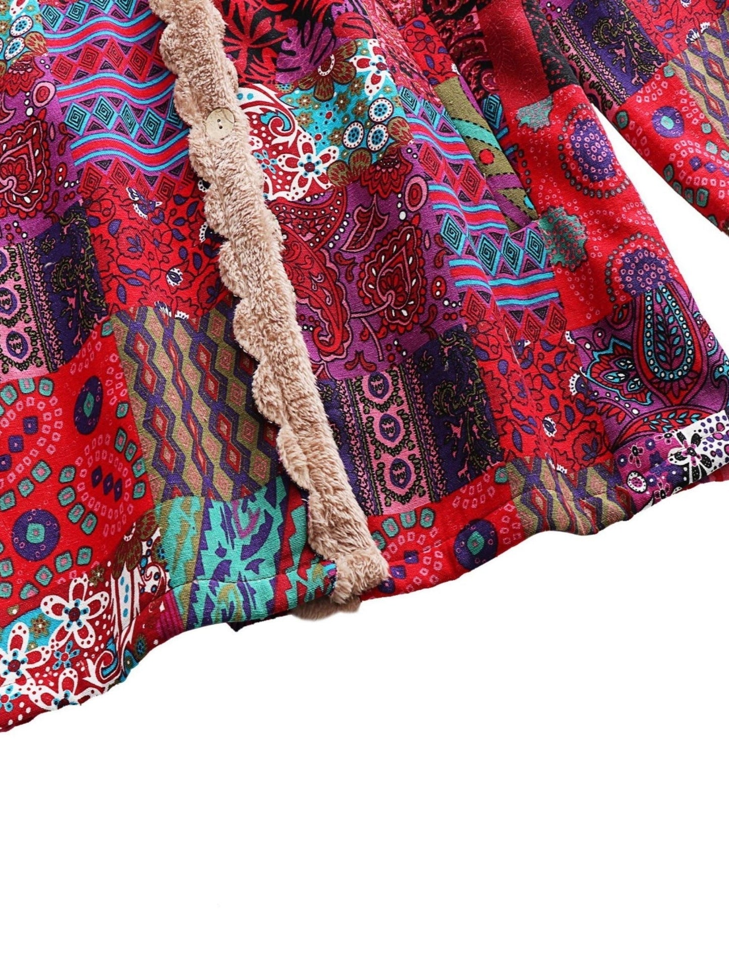 Lydia - cappotto patchwork boho
