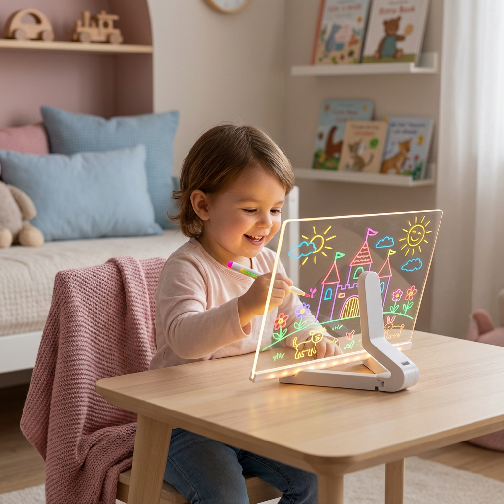 Lavagna luminosa LED per disegno bambini