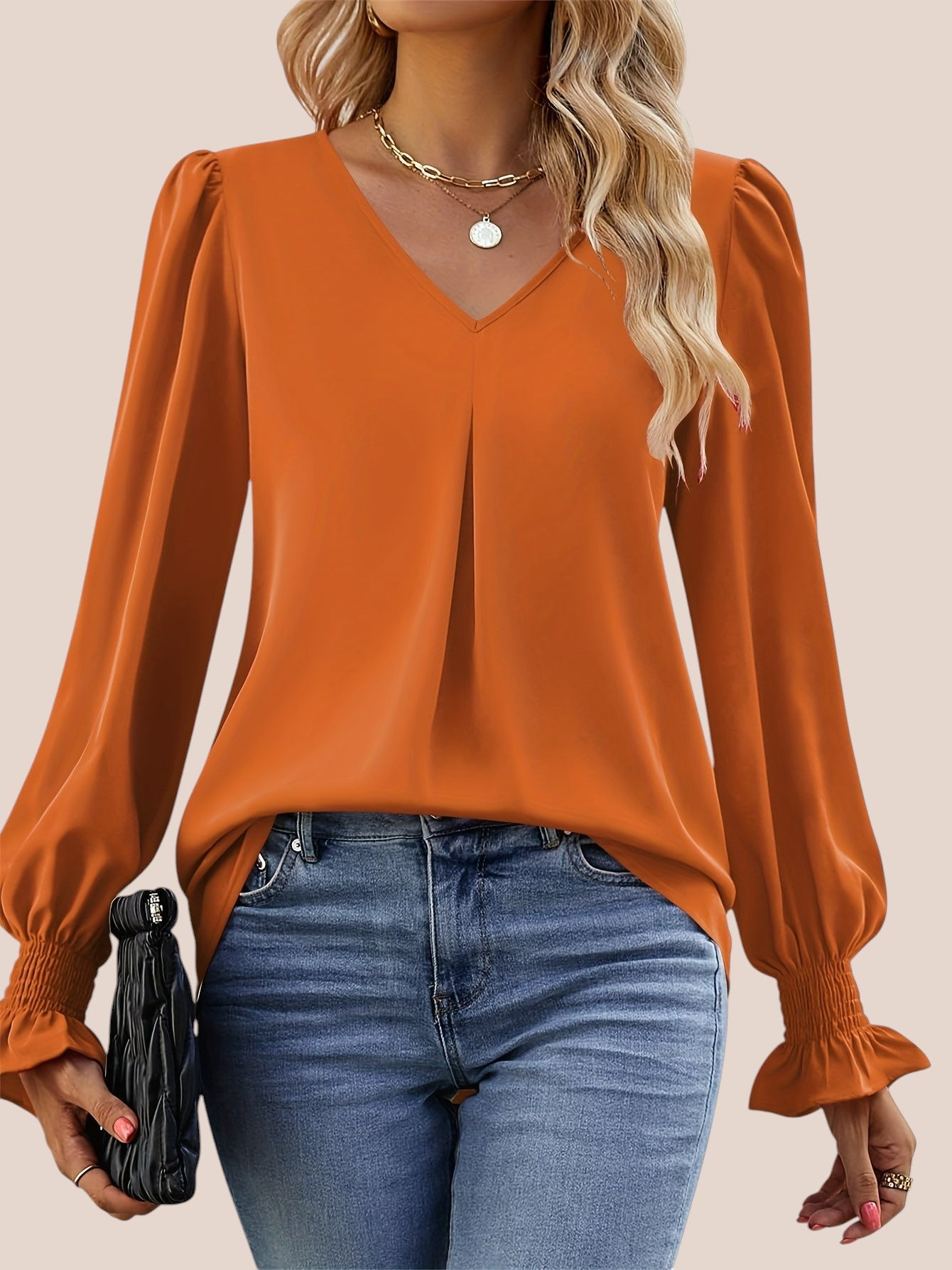 Mira | Blouse Élégante avec Décolleté en V