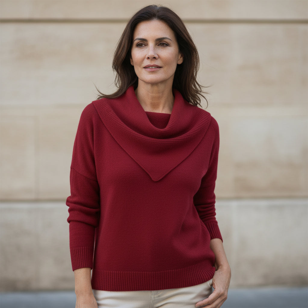 Liora | Pull Chaud avec Col Roulé Doux
