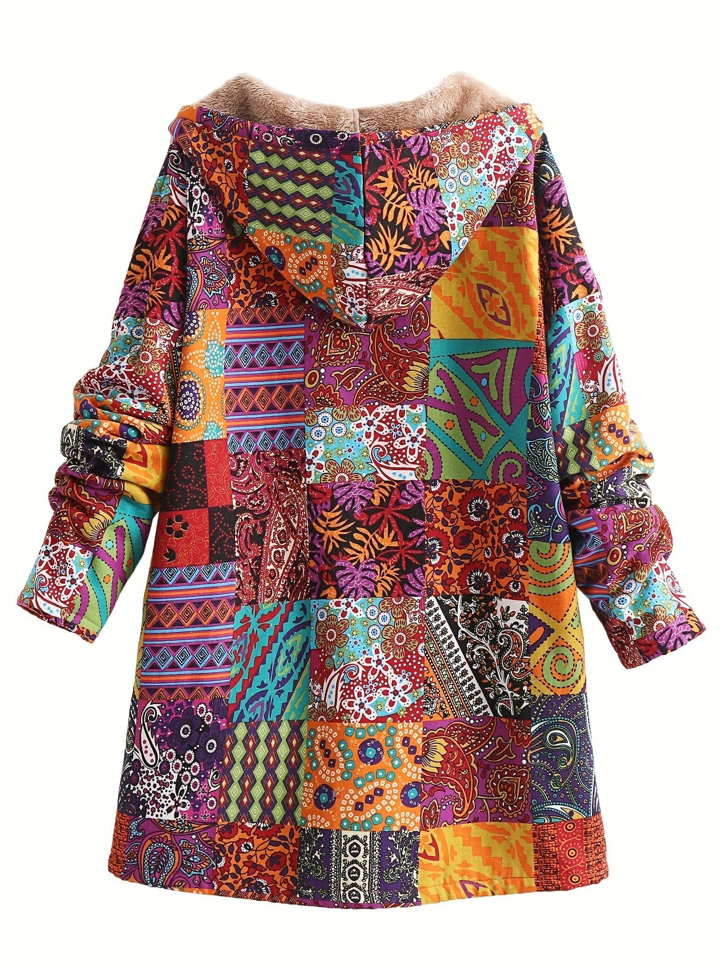 Lydia - cappotto patchwork boho