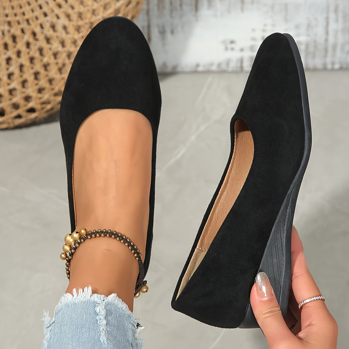 Charlotte' - ballerine con zeppa comode