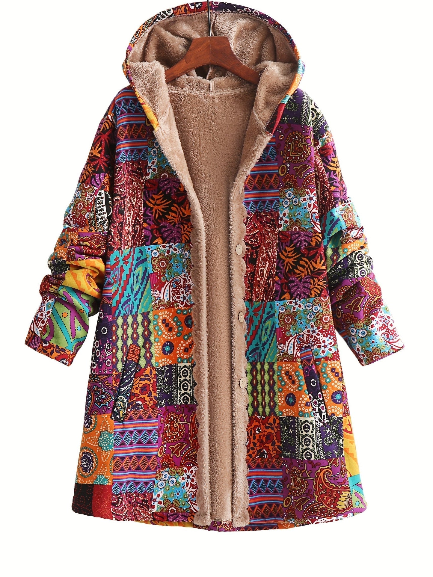Lydia - cappotto patchwork boho