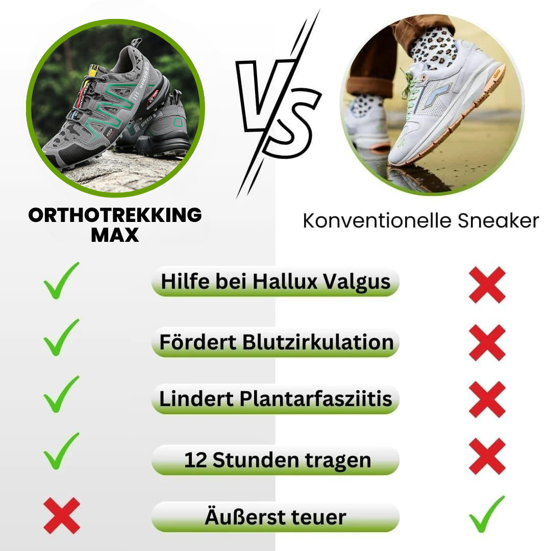 OrthoTrekking Max – Scarpe da trekking ergonomiche